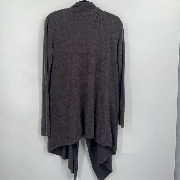 Barefoot Dreams Gray Cozychic Lite Knit High-Low Cardigan Sweater Size S/M - Picture 6 of 6